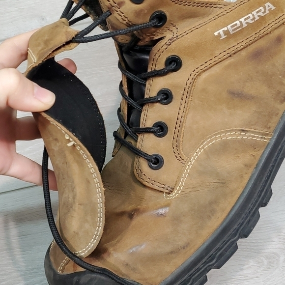 Terra Mens Work Safty Welding Boots shoes sz 12 main image 6